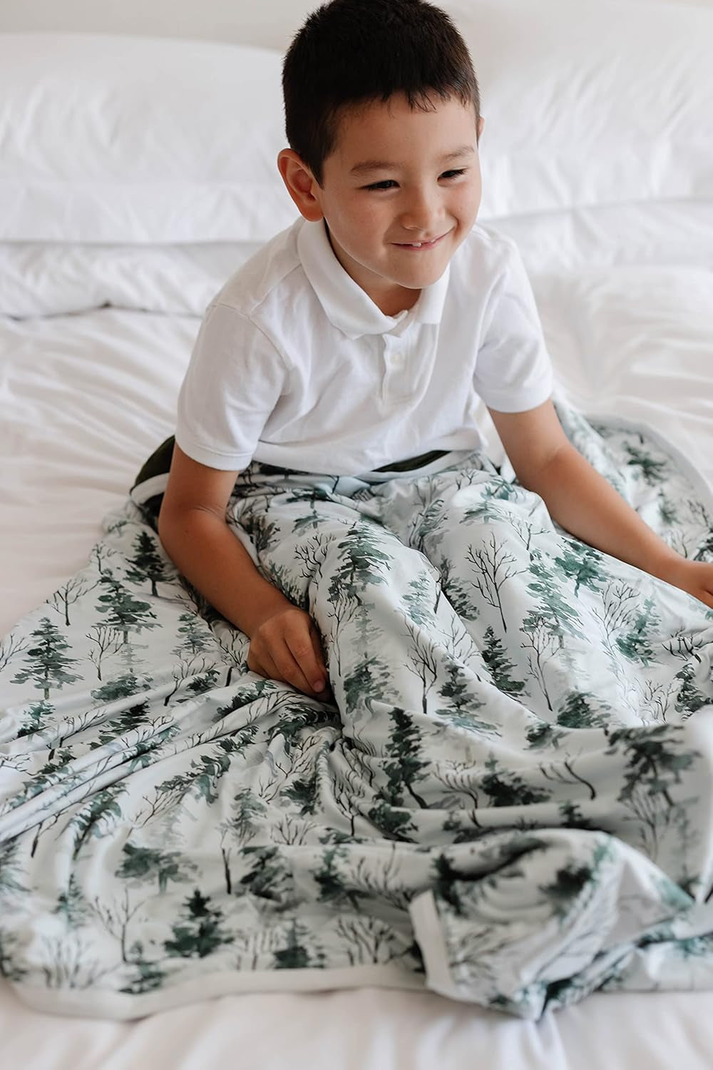 Pobi Baby Premium Baby Blanket, Soft Stretchy Quilt for Babies, Toddlers, Kids (Magical Woods)