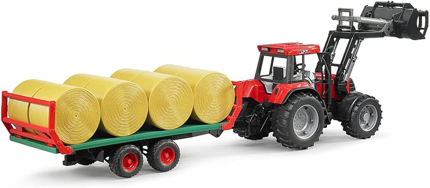 02220 Bale Transport Trailer with 8 round Bales