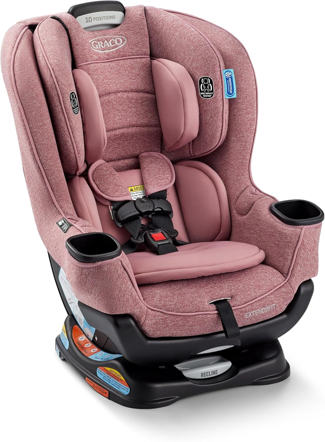 Extend2Fit Convertible Car Seat, 2-In-1 Forward & Rear-Facing Baby Car Seat, 1.8-30 Kg (4-65 Lb), Talia
