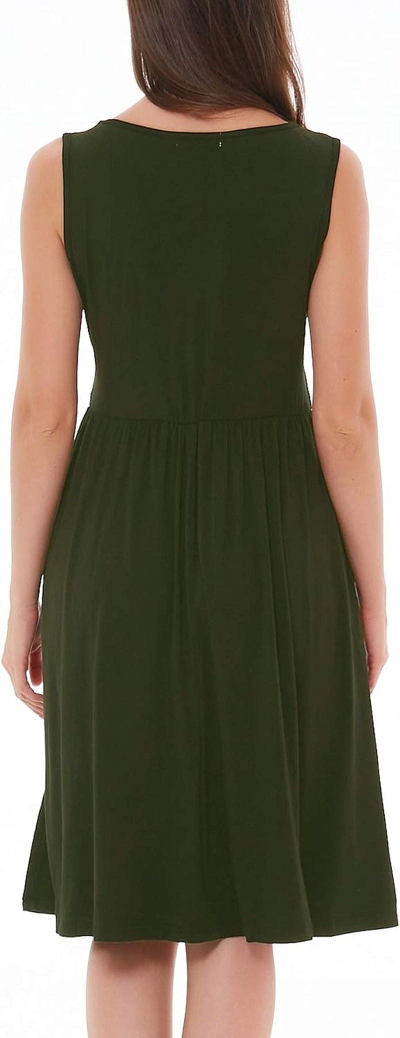 Women'S Sleeveless Nursing Dresses Patchwork Maternity Breastfeeding Dress