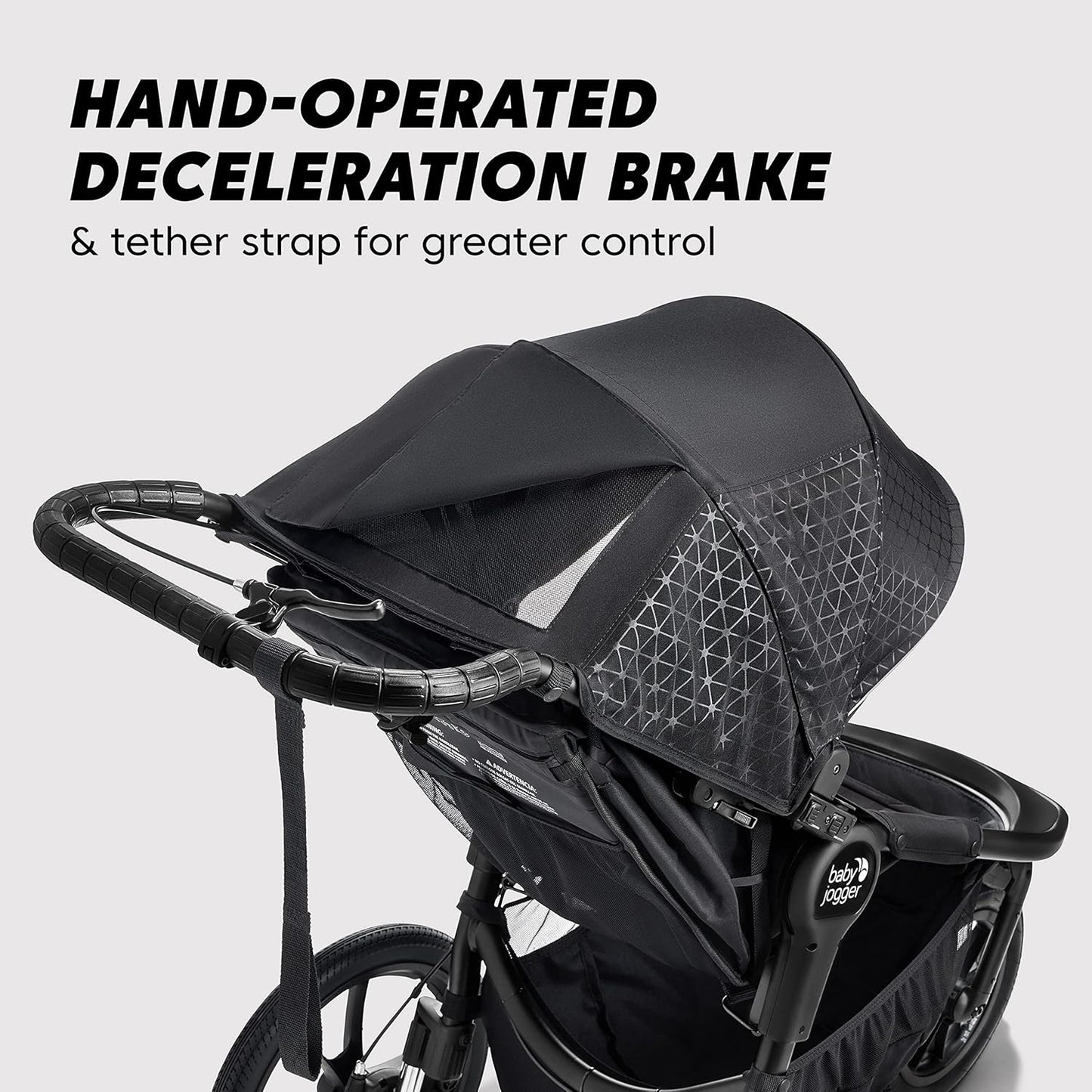 Summit X3 Jogging Stroller, Midnight Black