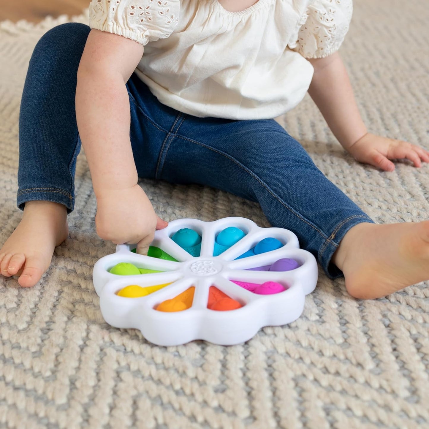 Dimpl Digits Toddler Toys; Popping Number Learning Sensory Preschool Toy for 2 Years+; Bilingual Spanish and English Fidget Toys