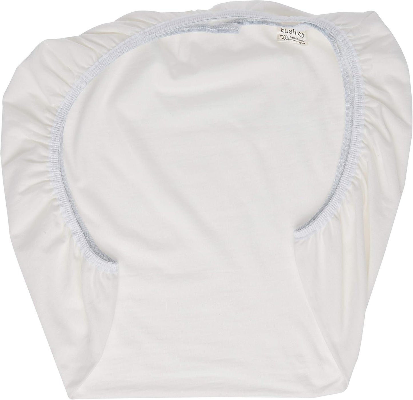 Baby Organic Jersey Bassinet Fitted Sheet, Off-White