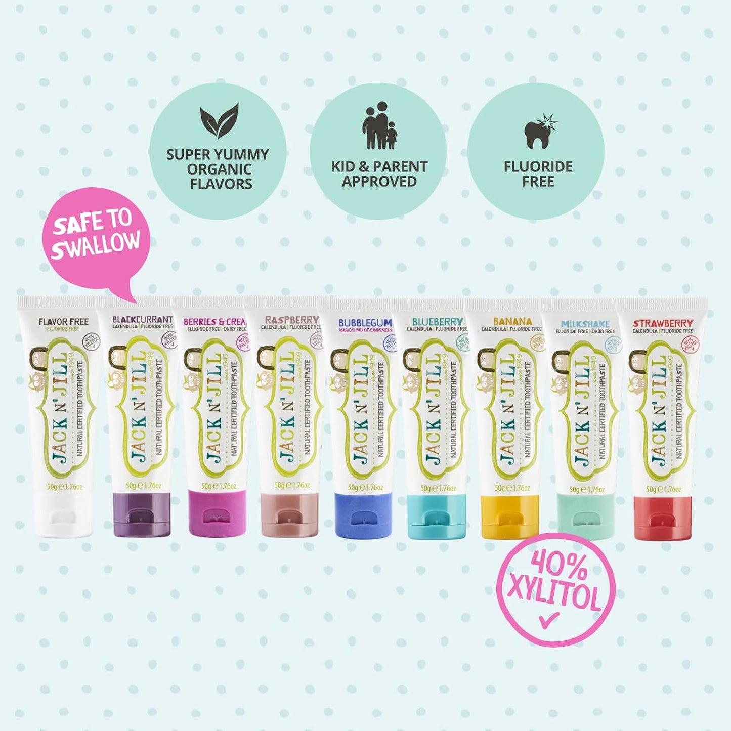Natural Toothpaste, Banana, 1.76Oz (Pack of 2)