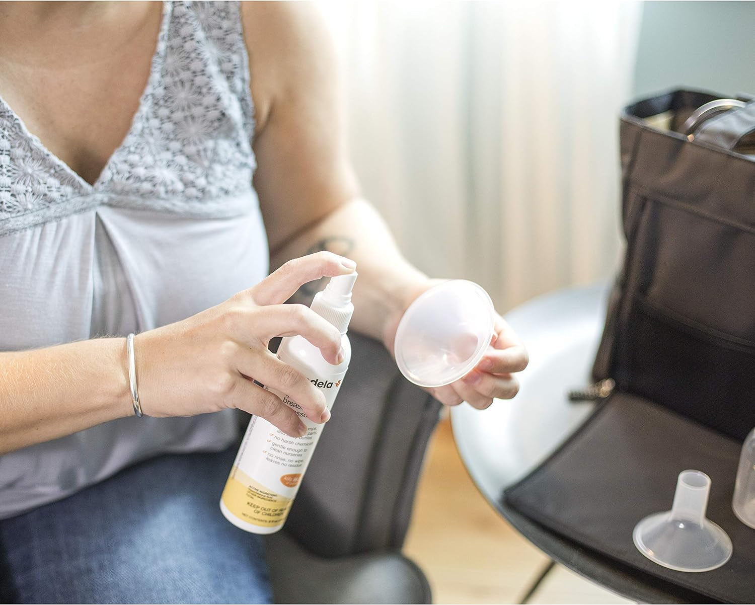 Quick Clean Breast Pump and Accessory Sanitizer Spray