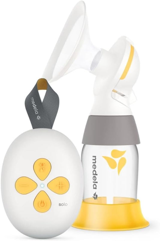 New  Solo Breast Pump – Lightweight and Easy to Use Single Electric Breast Pump with Flex Shields, Providing More Comfort and Expressing More Milk