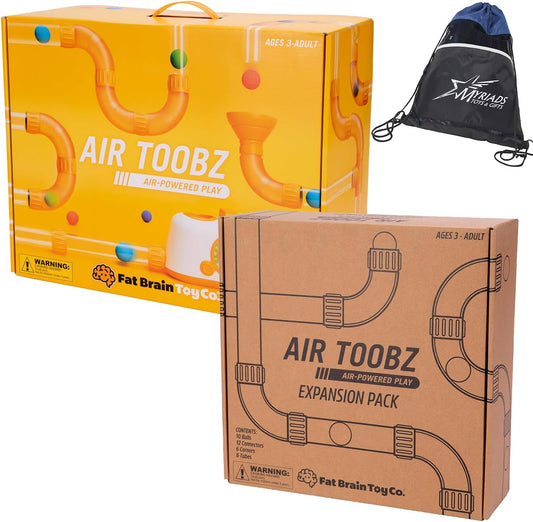 Air Toobz Starter Set: Air Toobz & Airtoobz Expansion Set with Exclusive Drawstring Bag