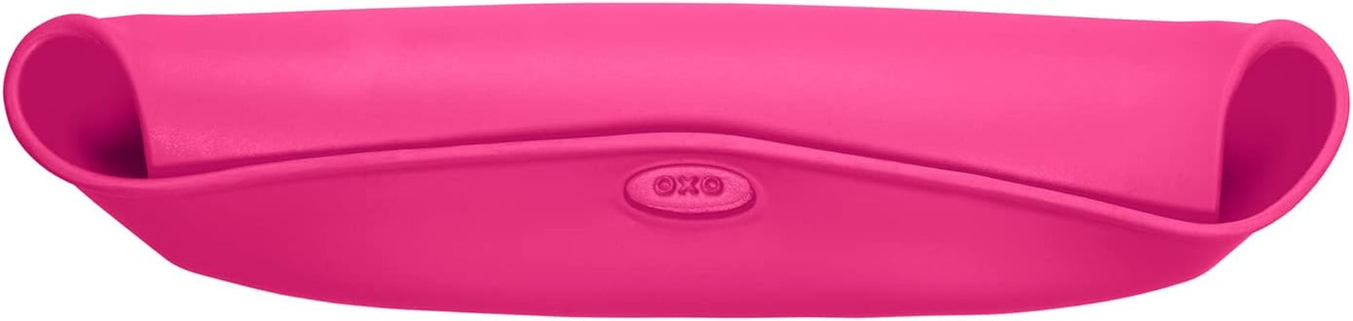 Tot - Roll-Up Bib Set - Soft Silicone and Fabric Bib for Baby and Toddler from 6 Months and up - Pink - 6129000