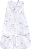 100% Cotton Sleepsack Swaddle, 3-Way Adjustable Wearable Blanket, TOG 1.5, Flamingos, Newborn (Pack of 1)