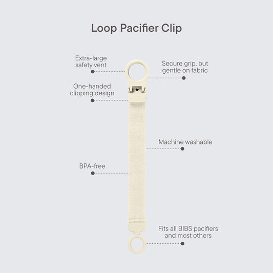 Ribbon Dummy Chain - Stylish and Secure, One Hand Use, Compatible with All  and Most Brands, Machine Washable, 0+ Years - Petrol