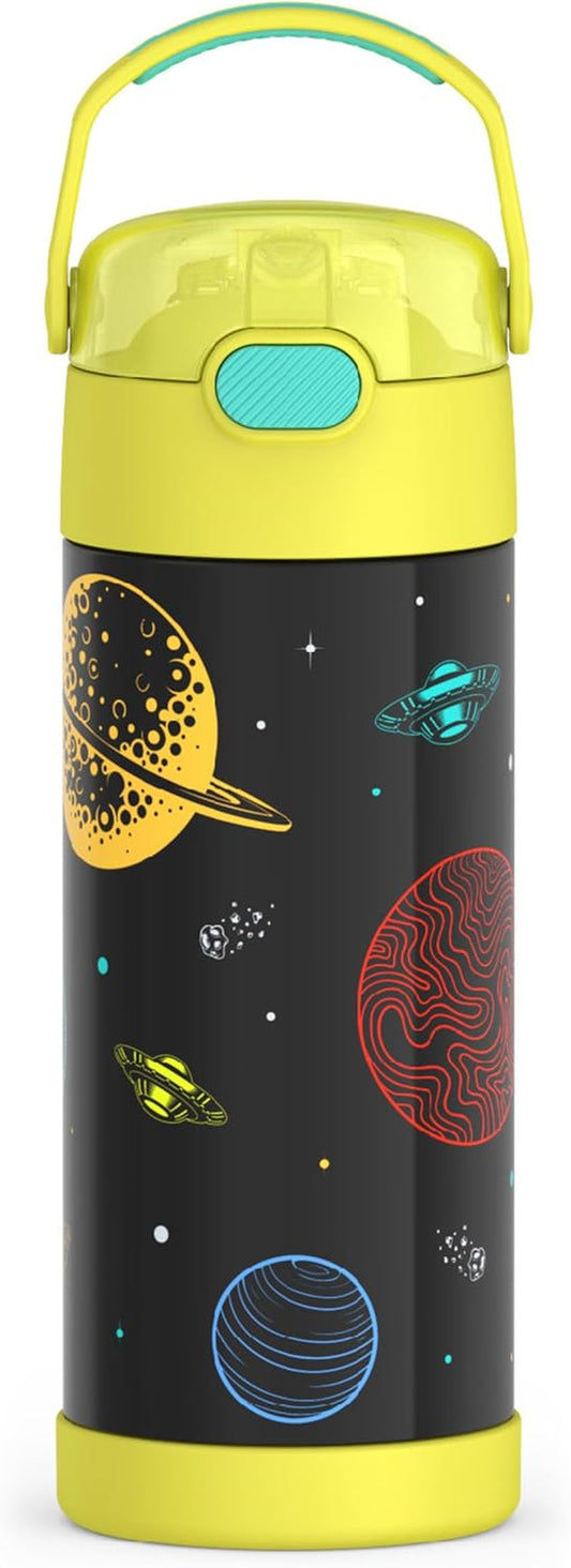 FUNTAINER 14 Ounce Stainless Steel Vacuum Insulated Bottle, Out of This World