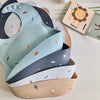Silicone Bibs for Newborn Baby Feeding Tableware Waterproof Baby Bibs for Toddler Feedings Bibs Burp Cloths Bandana Baby Stuff