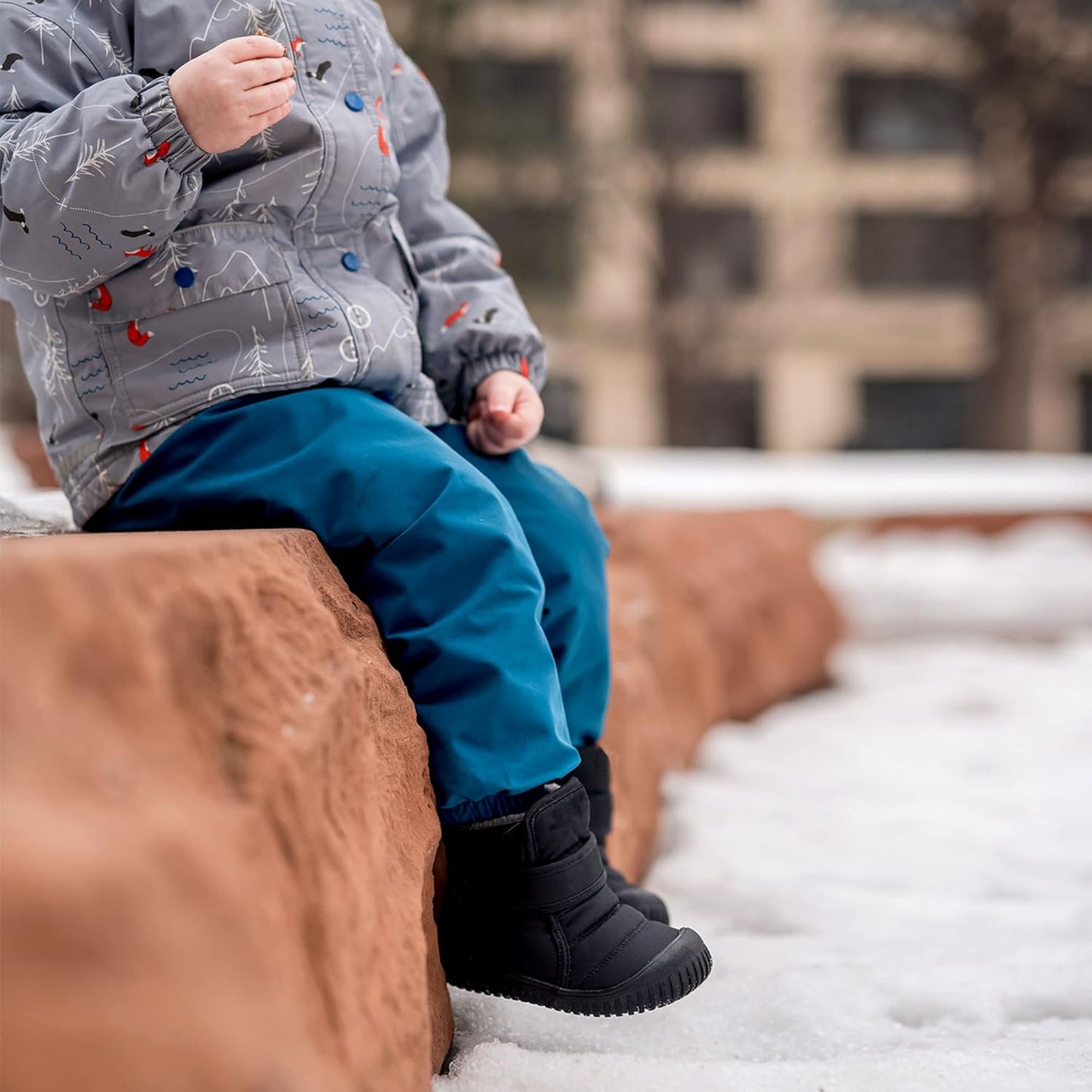 Water-Resistant and Insulated Toasty-Dry Booties for Toddlers