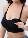 Maternity Solid Color Seamless Nursing Bra, Soft Supportive Detachable Chest Pad Maternity Bra, Maternity Underwear for All Seasons, Breathable Underwear, Pregnancy Maternity Bra, Maternity Clothes