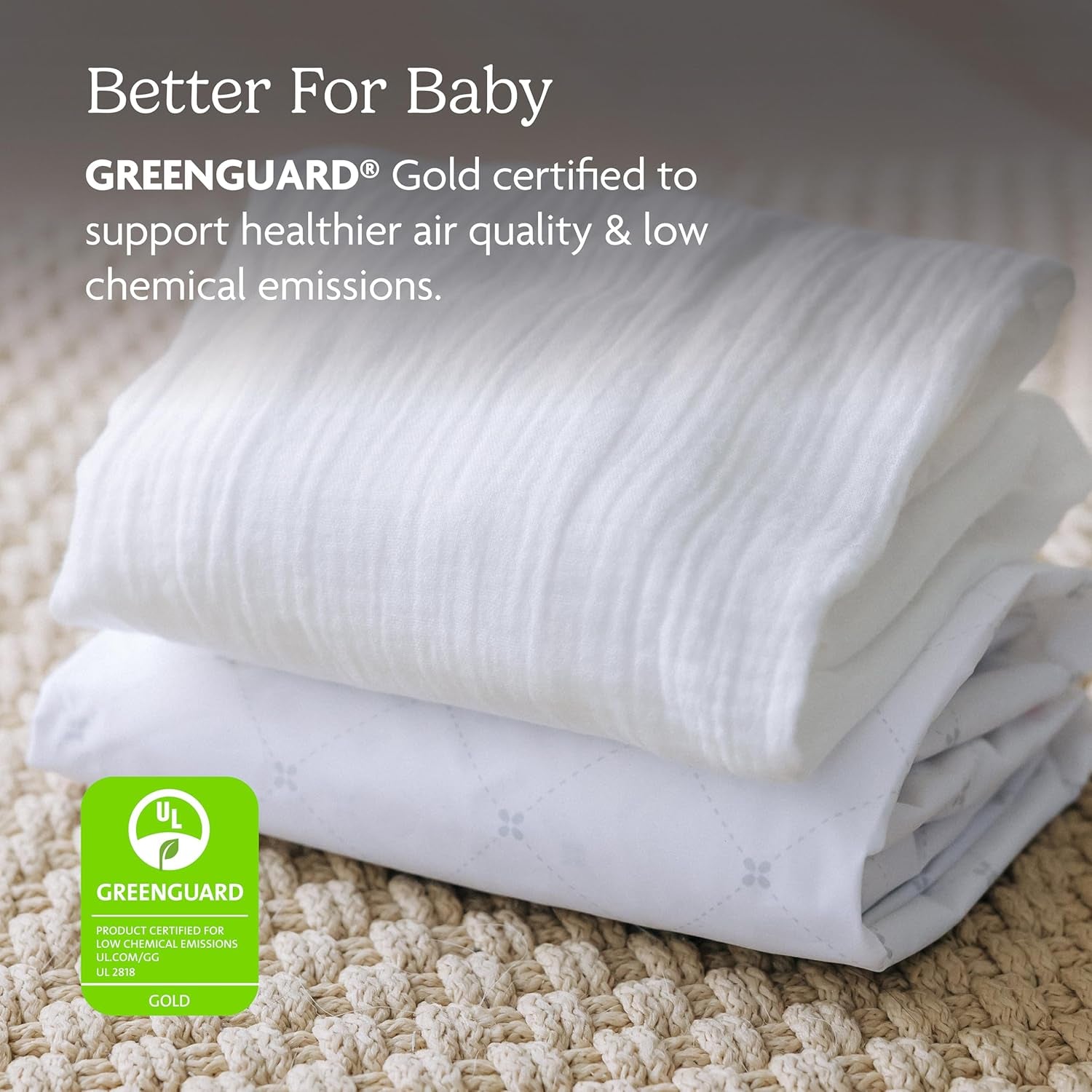 Mattress Cover for Remi Playard/Soft and Breathable/Machine Washable/Organic Cotton