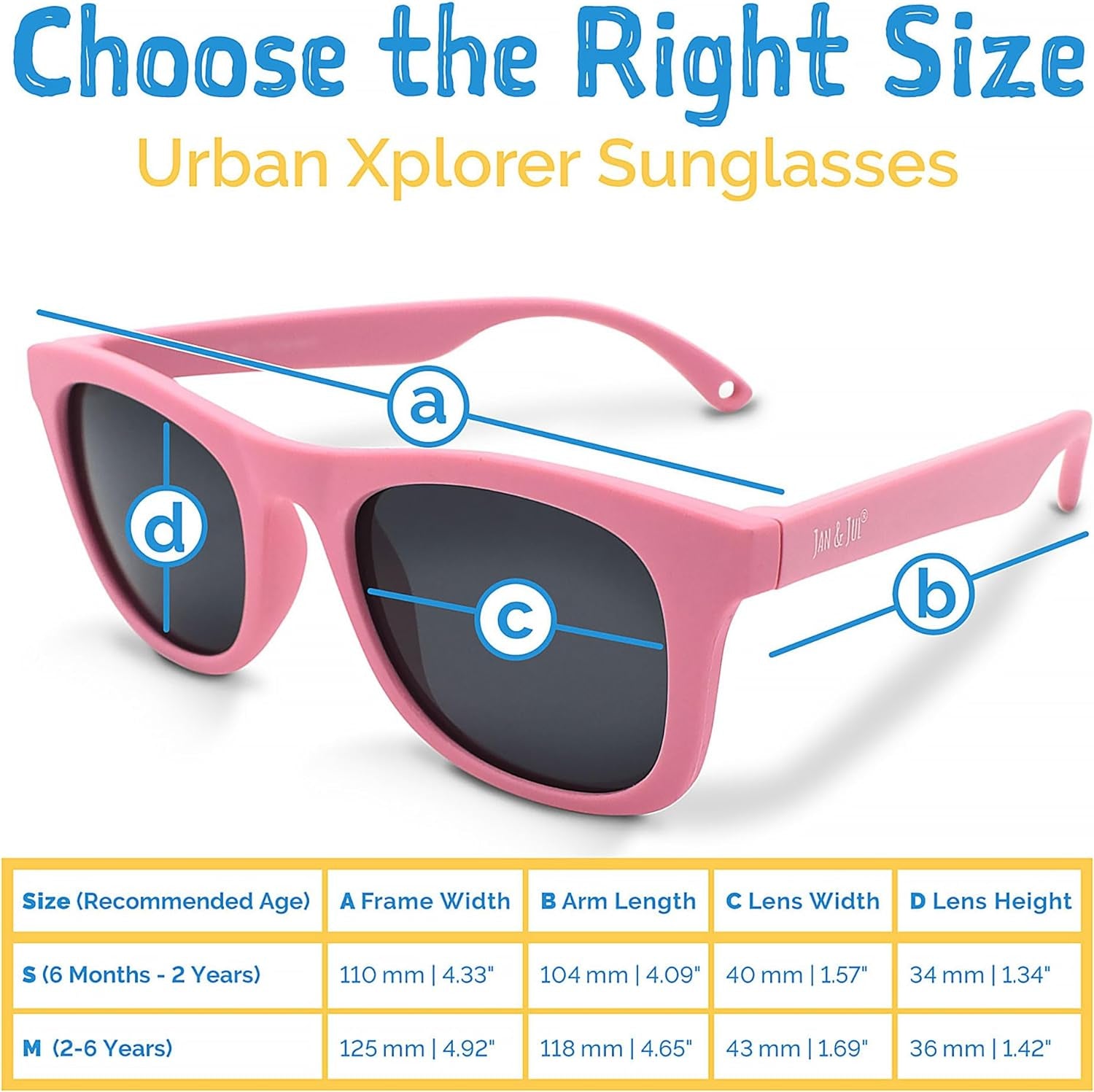 Sunglasses for Kids, with Strap & UV-400 Protection