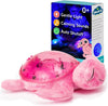 Ocean Projector Nightlight with White Noise Soothing Sounds | Adjustable Settings and Auto-Shutoff | Tranquil Turtle - Pink