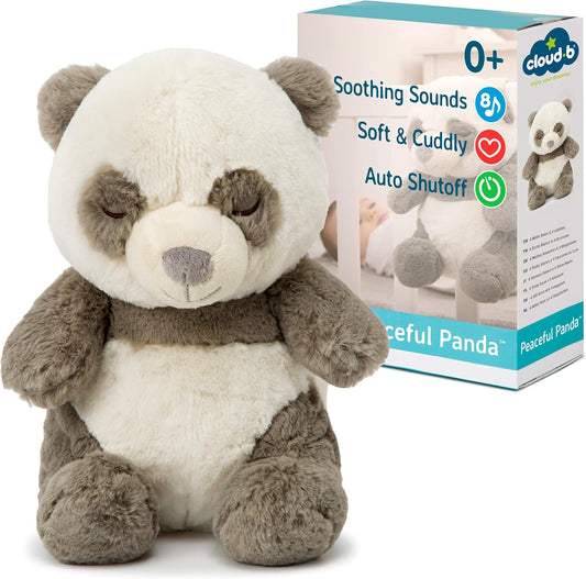Peaceful Panda Sleep Soothers, Grey/Beige