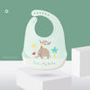 Baby Bibs Waterproof Silicone Feeding Adjustable Animal Pattern Baby Saliva Towel Aprons Baby Bibs Burp Cloths Bandana Dropship