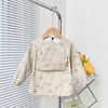 Cute Baby Bibs Toddler Baberos Bavoir Waterproof Long Sleeve Apron Cartoon Animals Children Feeding Smock Bib Baby Stuff 0-5Y