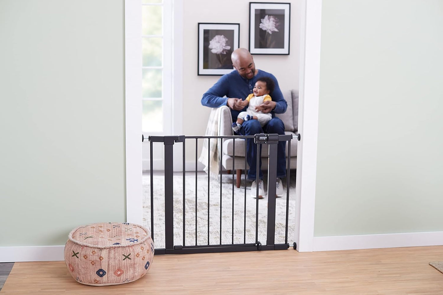 Easy Install Walk-Through Gate, Black
