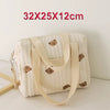 Cartoon Bear Mommy Bag Large Capacity Mom Diaper Baby Stroller Bag Multifunction Women Shoulder Handbag Travel Diaper Bags