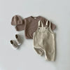 3560C Newborn Clothes Boy'S Corduroy Jumpsuit Autumn Winter Baby One Piece Clothes Casual Bib Pants