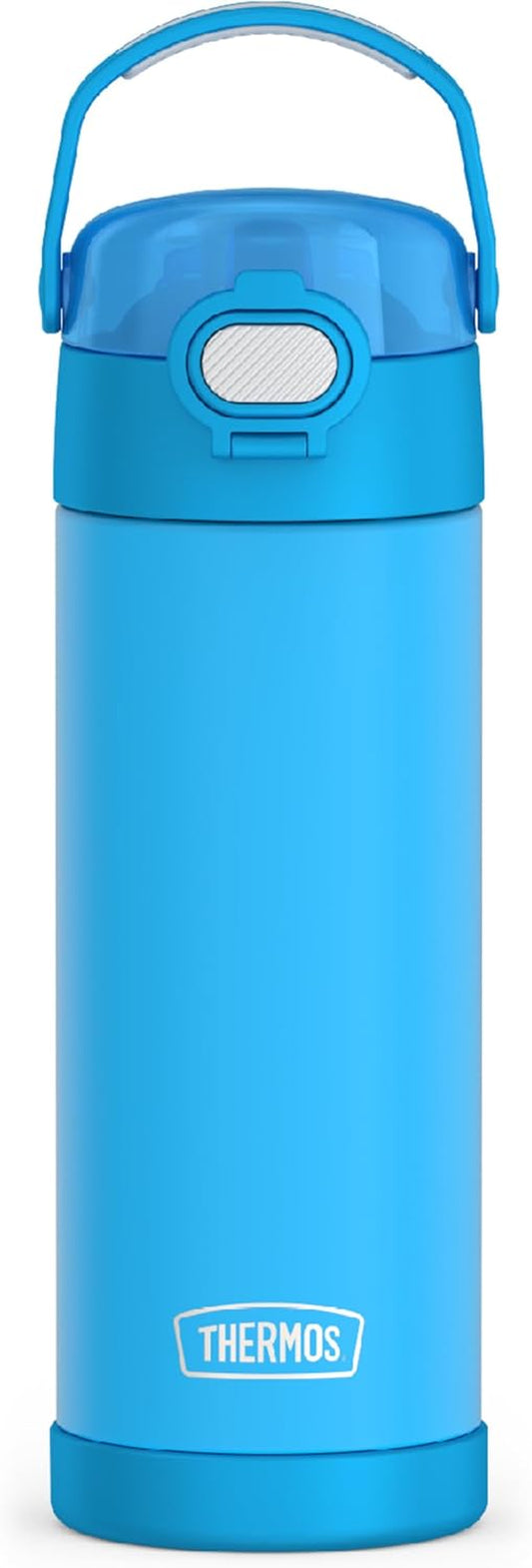 FUNTAINER 16 Ounce Stainless Steel Bottle, Blue