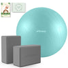Trideer Pregnancy Ball Birthing Ball, 1.7Mm Extra Thick Yoga Ball for Maternity, Labor Birth, Exercise, Physio, Recovery Guide & Baby Memory Book Included, 440LB Anti-Burst & Non-Slip Stability Ball