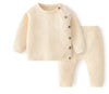 Toddler Girls Boys Suit Autumn Winter Children Clothing Boys Girls Baby Knit Sweater Cardigan + Shorts Suit Baby Clothes Suit