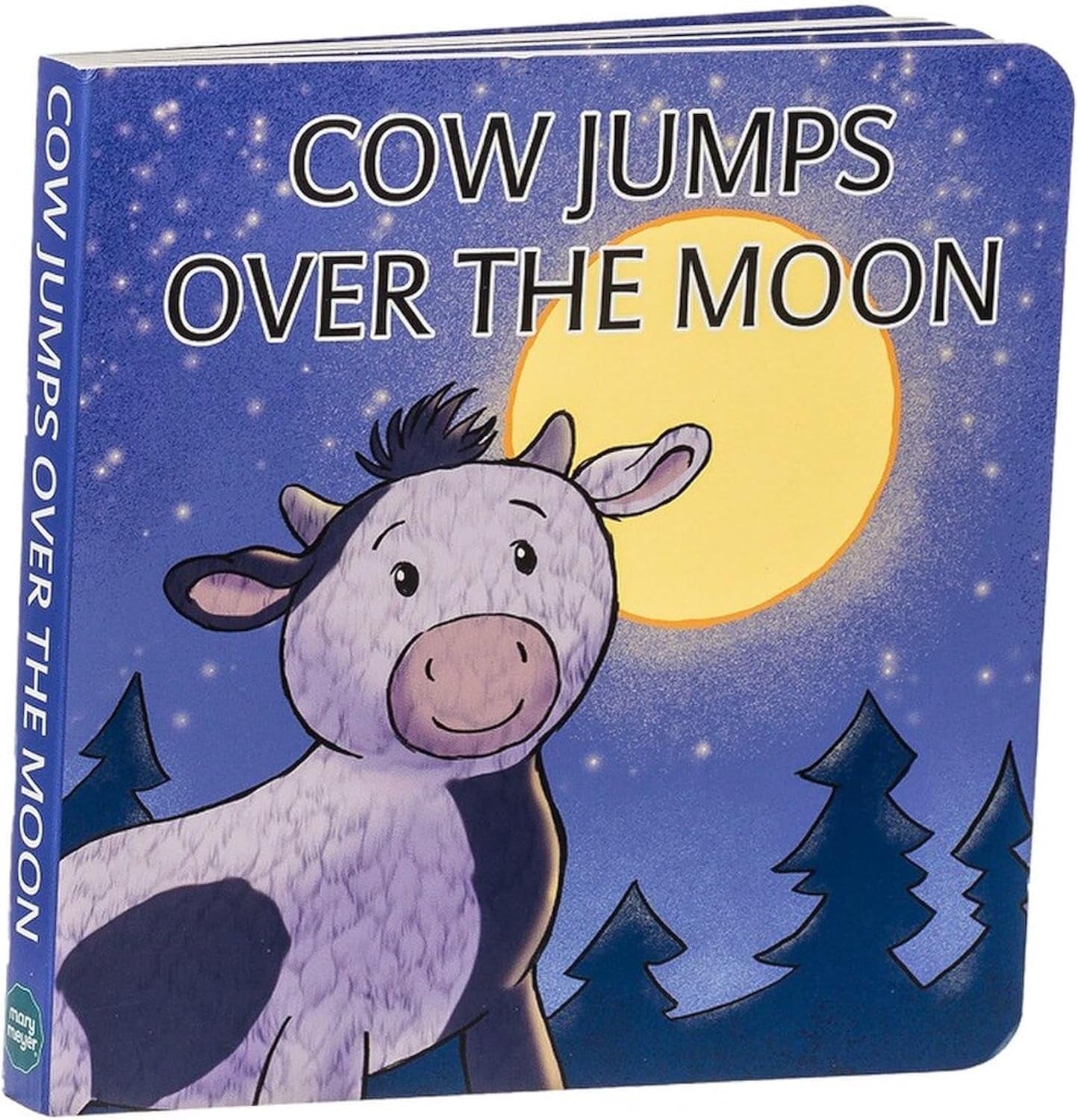 Board Book Putty Nursery Storytime Books for Babies and Toddlers, 6 X 6-Inches, Cow Jumps over the Moon