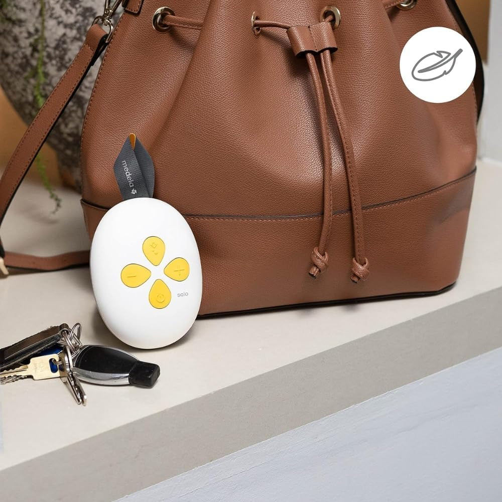 New  Solo Breast Pump – Lightweight and Easy to Use Single Electric Breast Pump with Flex Shields, Providing More Comfort and Expressing More Milk
