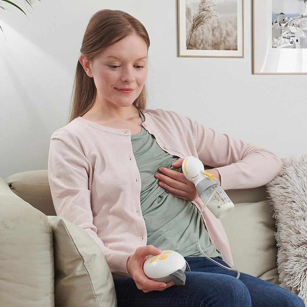 New  Solo Breast Pump – Lightweight and Easy to Use Single Electric Breast Pump with Flex Shields, Providing More Comfort and Expressing More Milk