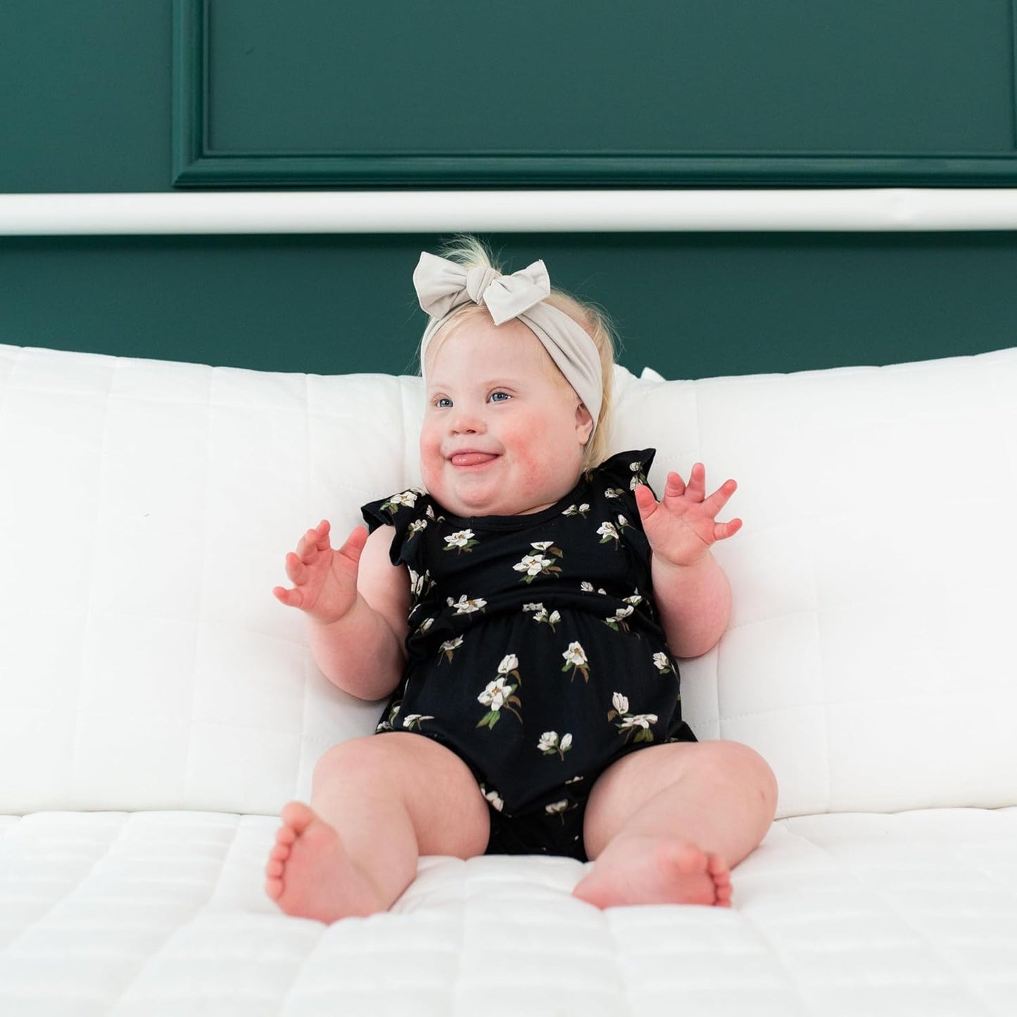 Rayon Made from Bamboo Bow, (1-4T, Oat)