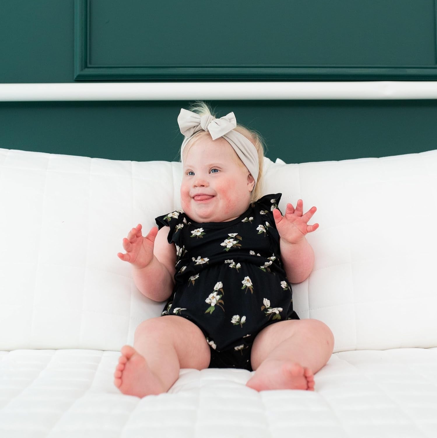 Rayon Made from Bamboo Bow, (1-4T, Oat)