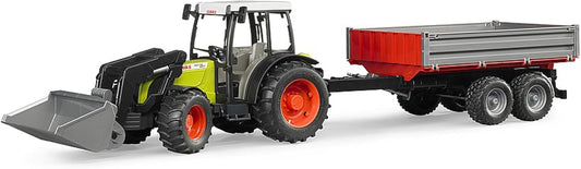 02112 Claas Nectis 267 F with Frontloader and Trailer