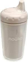 Nouka Insulated and Non-Spill Sippy Cup | Leak Proof and Easy Grip | Keeps Drinks Hot or Cold | Soft Sand