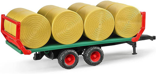 02220 Bale Transport Trailer with 8 round Bales