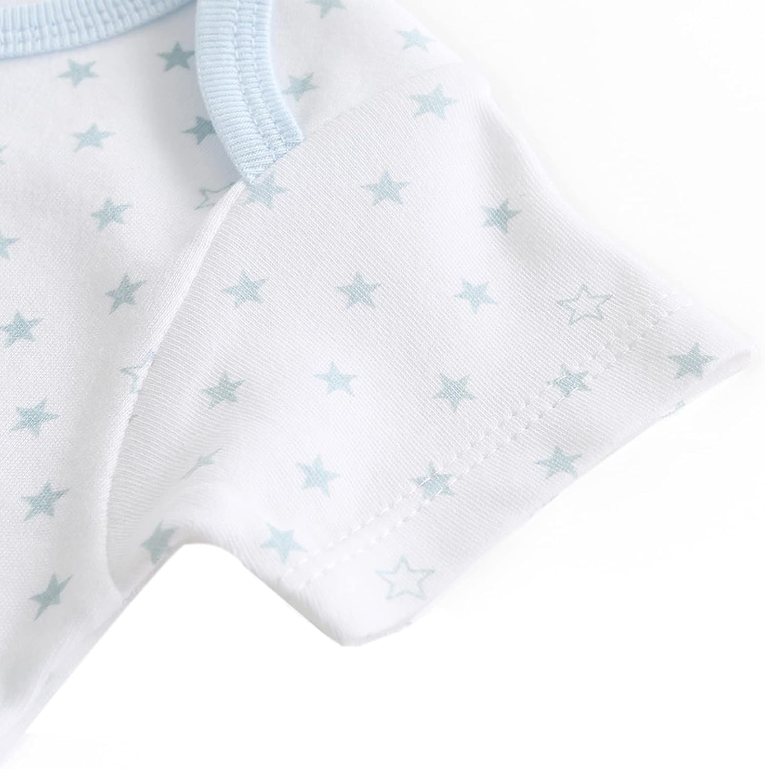 Unisex Newborn Bodysuits Infant Baby Clothes Short Sleeve One-Piece Cotton Bodysuit 5 Pack for Baby Boys and Girls