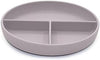 Nouka Divided Suction Plate | 100% Food-Grade Silicone | Comes with a Lip Edge & Suction Base | Non-Slip & Soft | Dishwasher Friendly | Bloom | Size 500Ml