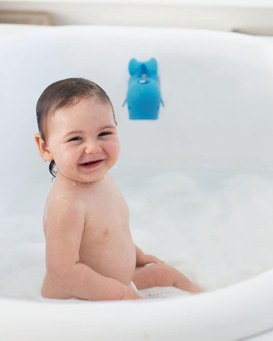 Baby Bath Spout Cover, Universal Fit, Moby, Blue