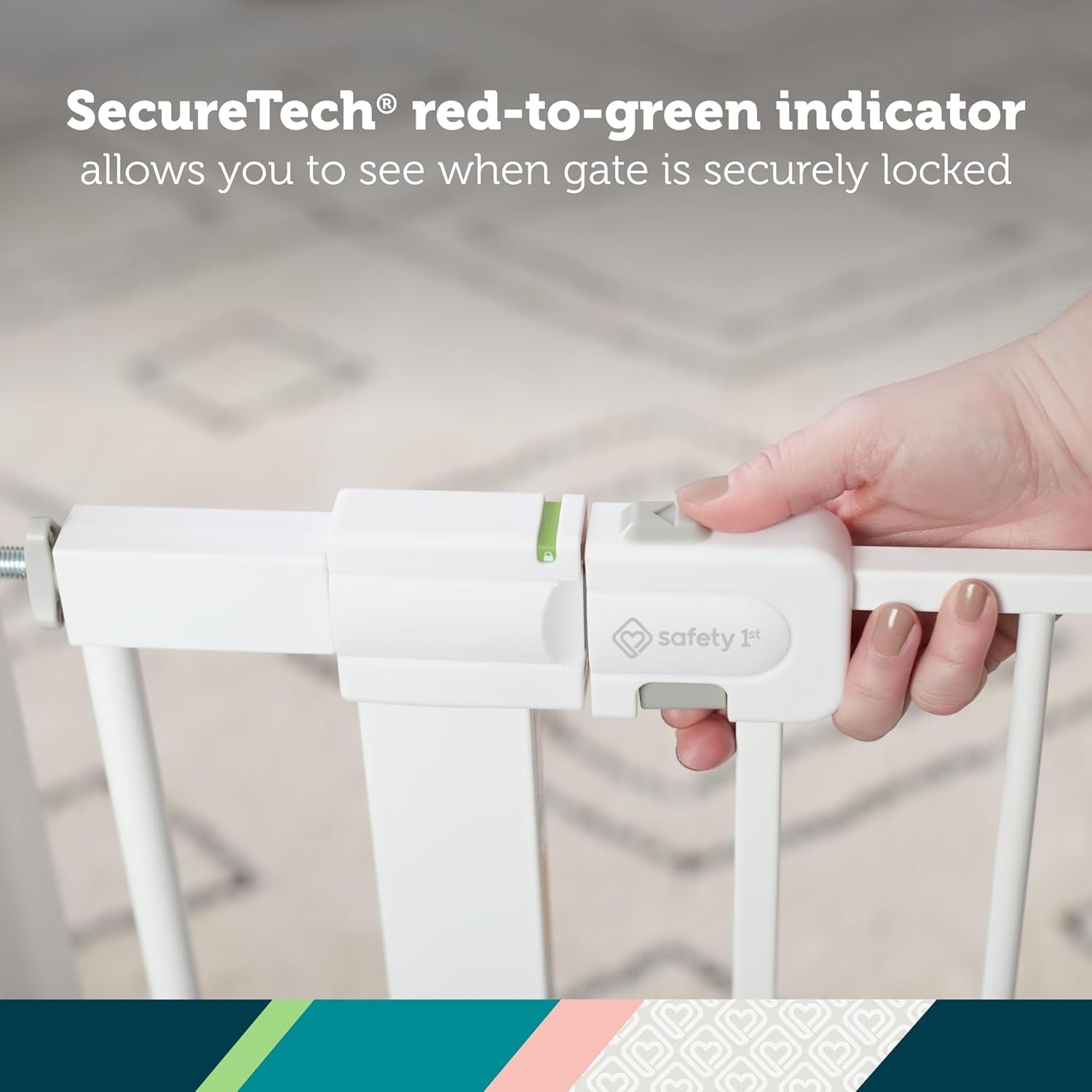 Easy Install Walk-Through Gate, Black