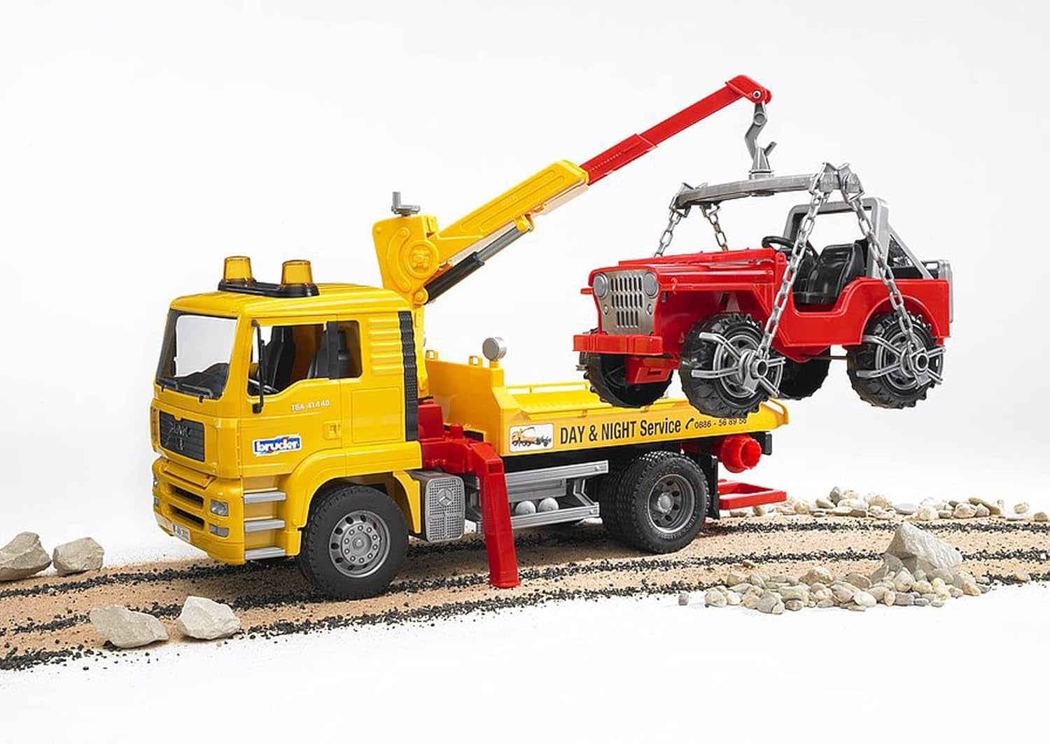 02750 Man Tga Tow Truck with Cross Country Vehicle