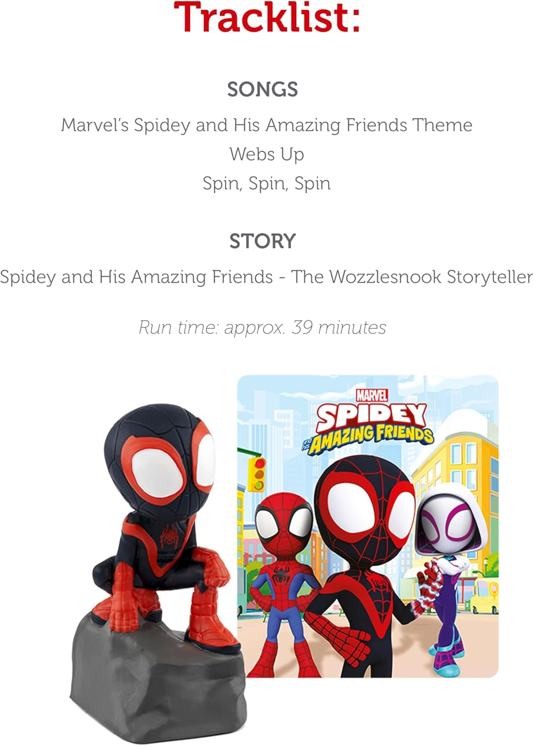 Miles Morales Audio Play Character from Marvel'S Spidey & His Amazing Friends [English]