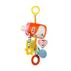 OOTDTY Crochet Elk Bunny Rattle Toys Wooden Baby Pram Clip Baby Gym Stroller Hanging Pendant Newborn Crib Mobile Rattle Toys
