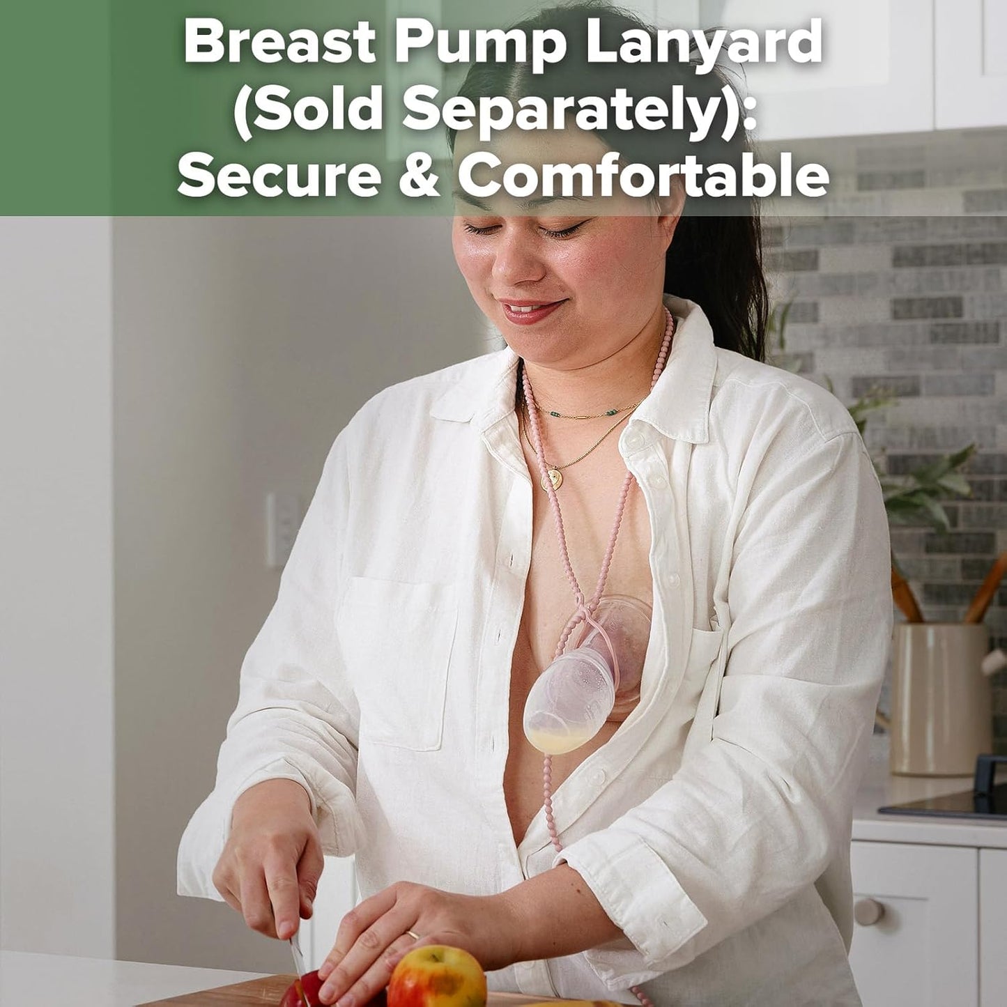 Manual Breast Pump for Breastfeeding, Silicone, Clear 4Oz/100Ml
