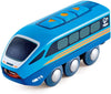 Remote Control Engine Train | Kids Railway Toy, App or Button RC Vehicle with 5 Playable Sounds, Rechargeable Battery Feature, Blue