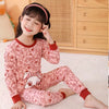 Children'S Sleepwear Clothes Set Avocado Print Sleeping Pajamas Casual Autumn Kids Baby Indoor Costumes Kids Winter Underwear