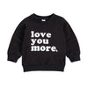 Toddler Kids Girls Boys Sweatshirts, Long Sleeve round Neck Letter Printed Casual Pullover Tops 6M-4Y Spring Autumn