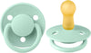 Pacifiers - De Lux Collection | Bpa-Free Baby Pacifier | Made in Denmark | Set of 2 Nordic Mint Color Premium Soothers | Size 6-18 Months